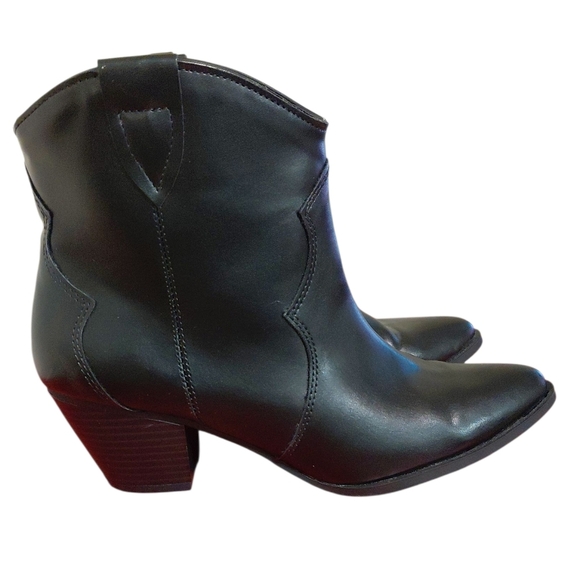 Gap Western Ankle Boots Women's Black Booties Size 7.5 - Picture 5 of 10